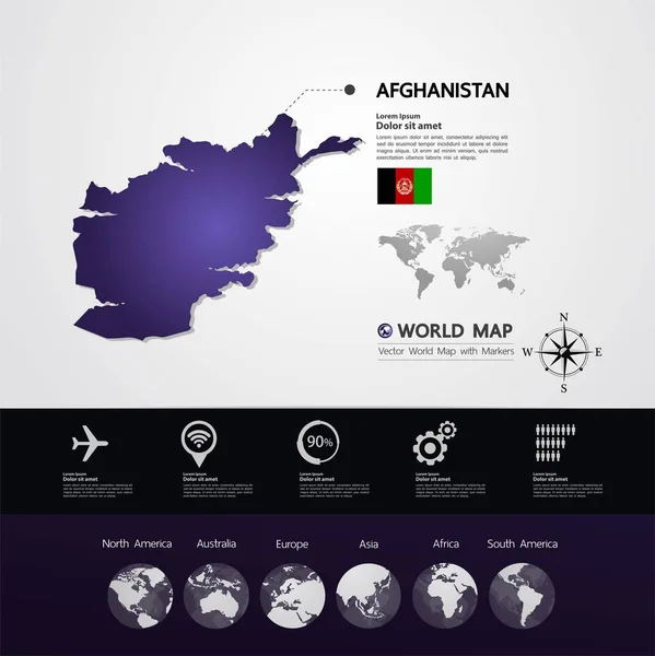 Векторная Иллюстрация Афганистана — стоковый вектор