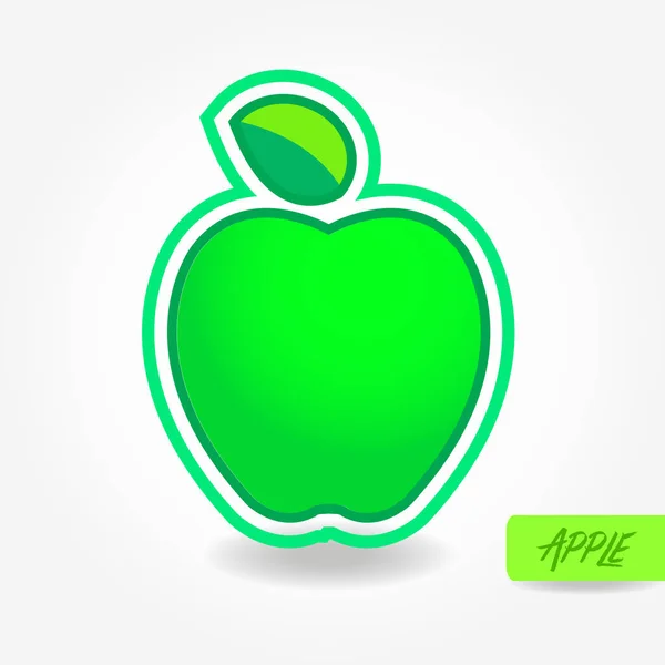 Apple Grand Vector Illustratie — Stockvector