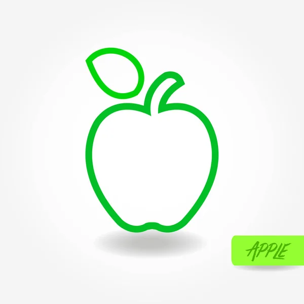 Apple Grand Vector Illustration — Stockvektor