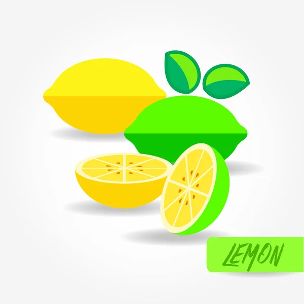 Lemon Grand Vector Illustration — Stock Vector