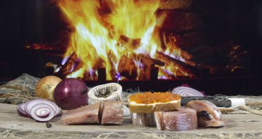 başarılı bir balığa sonra lezzetli balık