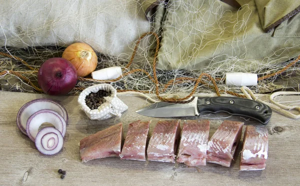 Peixe Saboroso Depois Uma Viagem Pesca Bem Sucedida — Fotografia de Stock