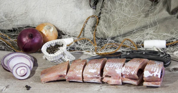 Peixe Saboroso Depois Uma Viagem Pesca Bem Sucedida — Fotografia de Stock