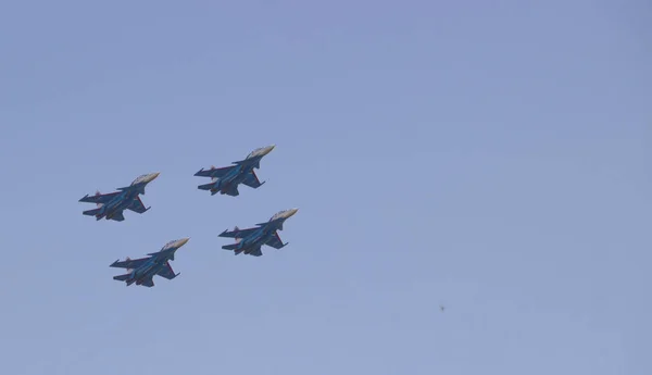 Rússia Krasnoyarsk Outubro 2018 Mostrar Aeronaves Militares — Fotografia de Stock