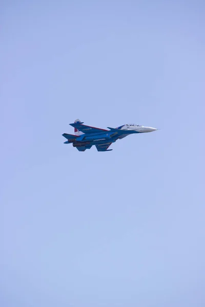 Rússia Krasnoyarsk Outubro 2018 Mostrar Aeronaves Militares — Fotografia de Stock