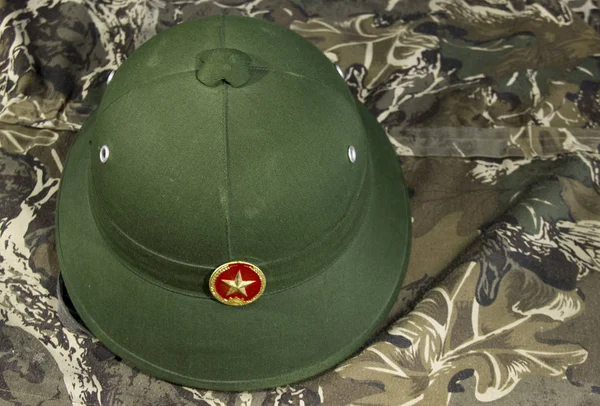 The Vietnamese military helmet.