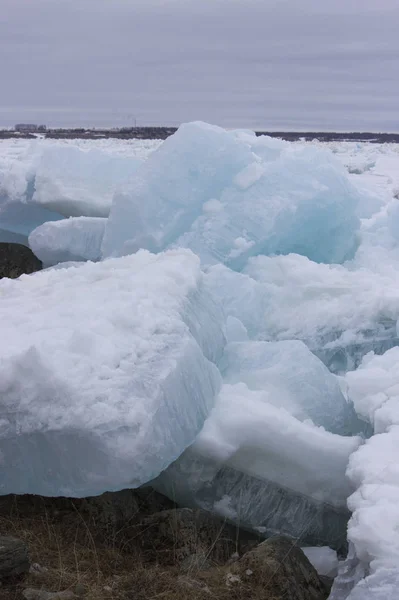 얼음은 자연과 생활에 — 스톡 사진