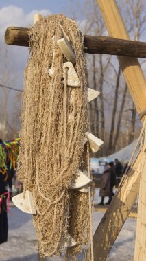 Balık ağı balık yakalamak için.