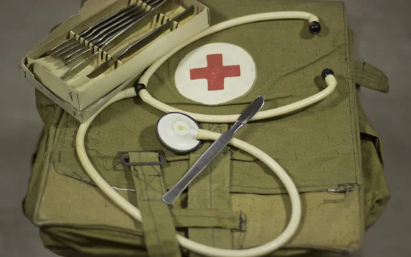 Borsa medica militare . — Foto Stock