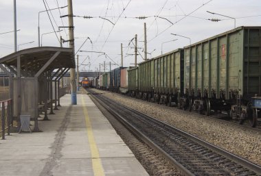 Yolcu tren istasyonu