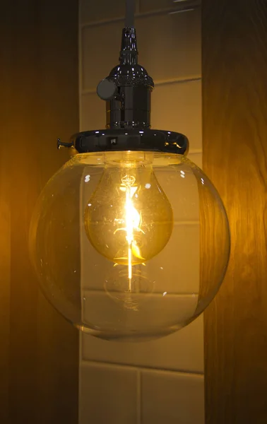 Lámpara Colgante Cristal Forma Bola — Foto de Stock