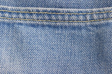 Kotun kumaş arka planı. Eski moda kot pantolonlar. Arkaplan ve dokunun yakın plan kotu