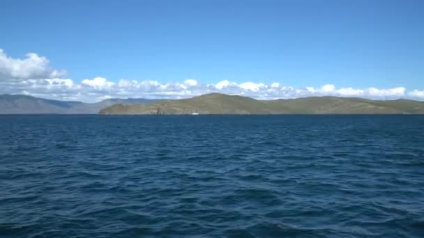 Kaap Meer Rotsachtige Kust Concept Van Reizen Prachtig Landschap Van — Stockvideo