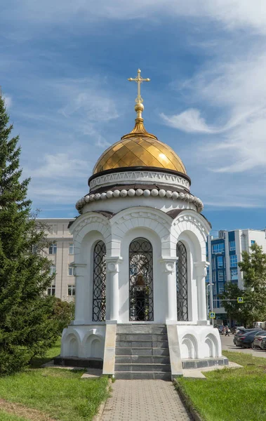 Rusia Irkutsk Agosto 2020 Capilla Del Icono Kazan Madre Dios — Foto de Stock