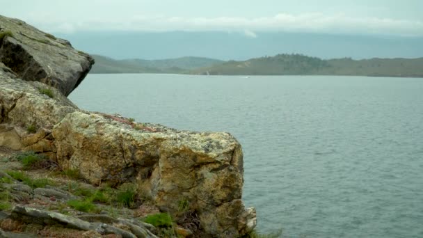 Kap See Felsige Küste Konzept Der Reise Schöne Landschaft Des — Stockvideo