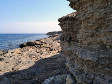 Karadeniz 'in Rocky Sahili.