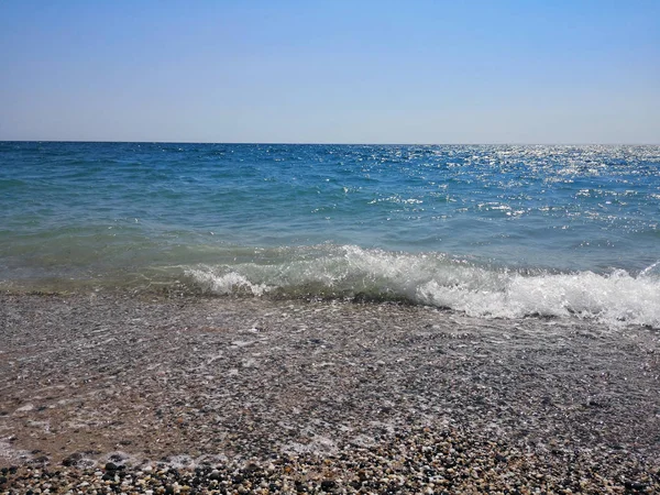 Sable Vagues Sur Mer Noire — Photo