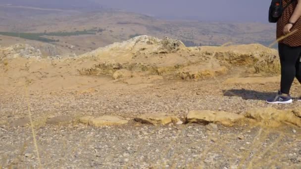 Wandelen op de berg, Arbel — Stockvideo