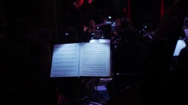 Tiyatro sahnesinde konser