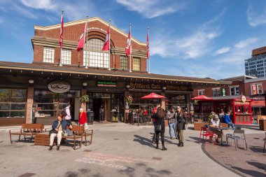 Ottawa, CA - 9 Ekim 2019: Ottawa 'da Byward Covered Market