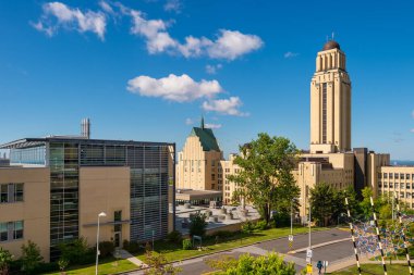 Montreal, CA - 5 Eylül 2019: Montreal Üniversitesi (UDEM) Pavilion Roger-Gaudry Binası