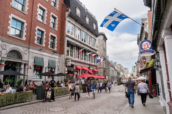 Montreal Giugno 2016 Paul Street Summer Old Montreal — Foto Stock