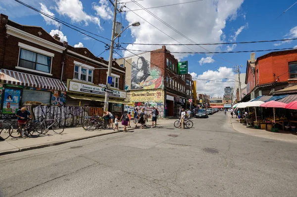 Toronto Canadá Julio 2016 Kensington Avenue Kensington Market Toronto Canadá — Foto de Stock