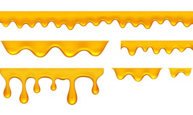 Altın sarı şurubu veya sıvı yağı. Damlama bal.