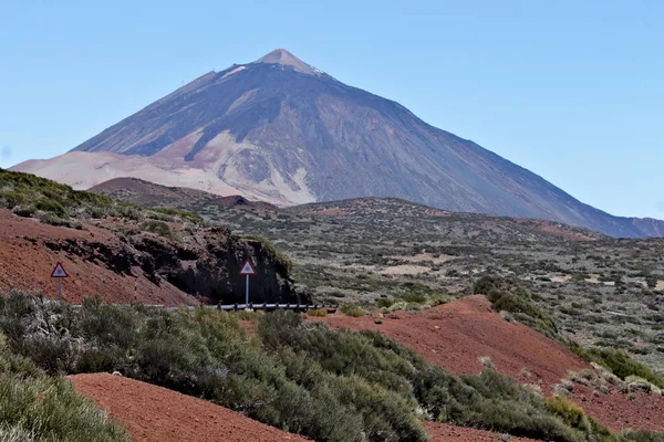 Mount Teide Sopka Ostrově Tenerife Kanárských Ostrovech Jeho 718Metr Summit — Stock fotografie