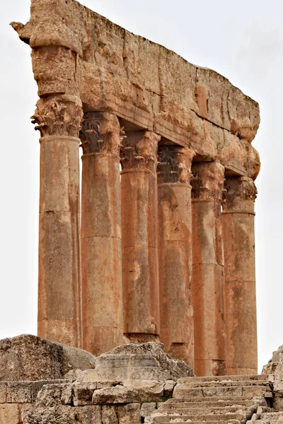 Baalbek Ruins Ancient Phoenician City Known Heliopolis Hellenistic Period — Stock Photo, Image