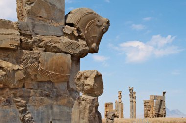 Persepolis - Antik Pers İmparatorluğu başkenti kalıntıları.