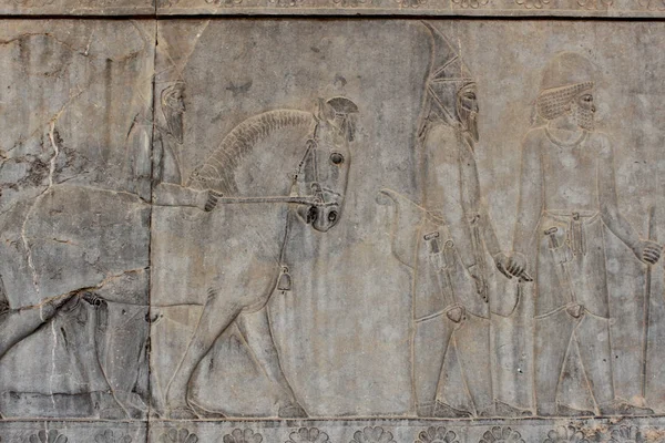 Полегшення Стіні Міста Стародавній Персеполіс — стокове фото