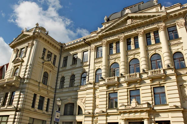 Bau Der Nationalphilharmonie Der Litauischen Hauptstadt Vilnius Der Alte Architekt — Stockfoto