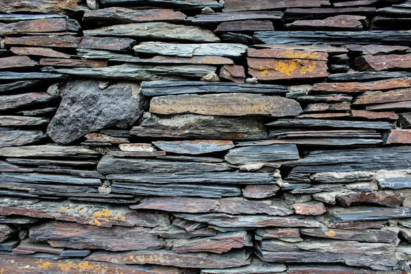 Grå Sten Textur Stora Stenar Väggen — Stockfoto