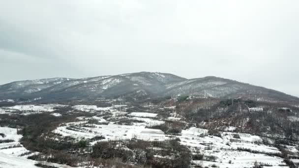 Montagne Suva Hiver Zaplanje Serbie nature blanc vue aérienne