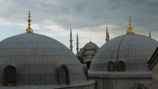 Błękitny Meczet Sultanahmet Camii Istanbul Turcja — Wideo stockowe