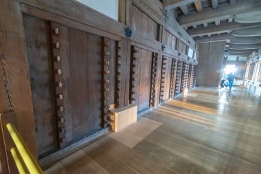 Himeji, Hyogo Prefecture-10 Kasım 2018 : Silah raf içinde