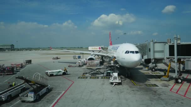 Aeropuerto Internacional Kuala Lumpur Klia Sepang Malasia Septiembre 2016 Serie — Vídeos de Stock