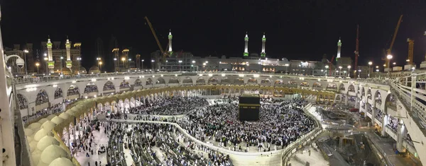 Mekke, Suudi Arabistan-27 Ocak 2018: Müslüman pi panoramik görünümü — Stok fotoğraf