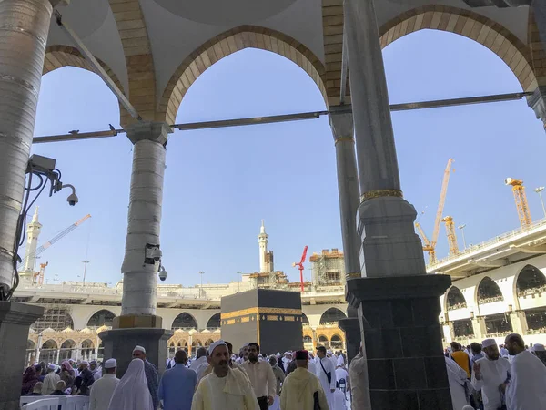 Mekke, Suudi Arabistan-21 Ocak 2018 : Kabe'nin genel görünümü