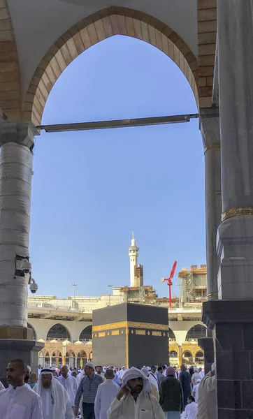 MECCA, SAUDI ARABIA-IANUARIE 21, 2018: Vedere generală a Kaabah an — Fotografie, imagine de stoc