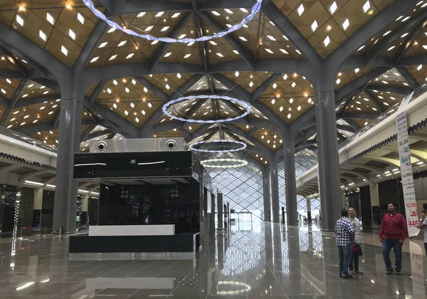 Mekke'deki Hsr Mekke istasyonunun iç görünümü, Suudi Arabistan. — Stok fotoğraf