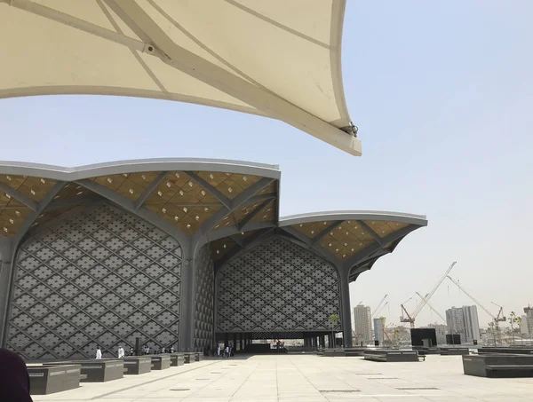 Külső nézet a HSR Mecca állomástól Mecca, Szaúd-Arábia. — Stock Fotó