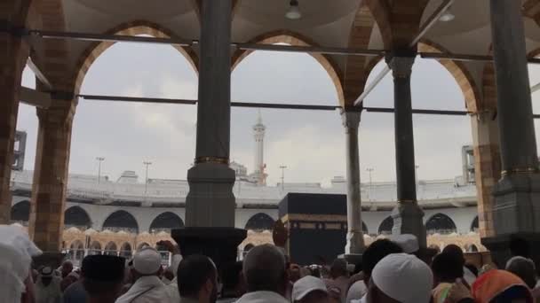Mekka Mai 2019 Niederschläge Masjid Haram Gebiet Nach Dem Fastenmonat — Stockvideo