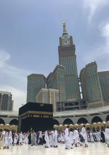 Mecca Saudi Arabia Circa Mai 2019 Abraj Bait Turnul Regal — Fotografie, imagine de stoc