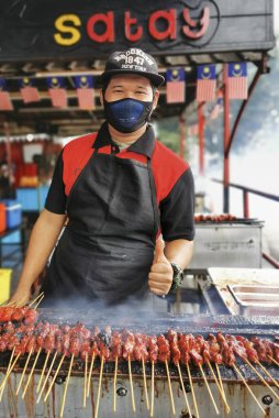 Kajang, Selangor, Malezya - 14 Eylül 2019 : Tanımlanamayan M