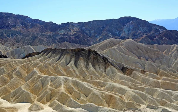 Landscape Colorful Cliffs Zabriskie Point Death Valley National Park California — Stock Photo, Image