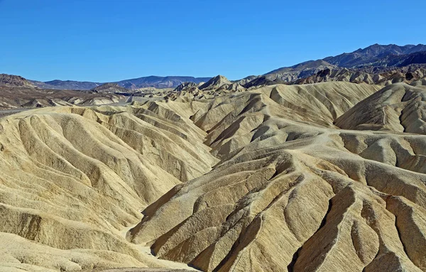 Landscape Eroded Badlands Zabriskie Point Death Valley National Park California — Stock Photo, Image
