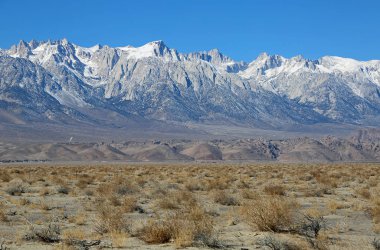 Manzaraya Mt Whitney - Sierra Nevada Dağları, Kaliforniya