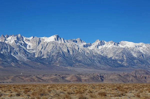 Whitney Con Sierra Nevada Mountains California — Foto de Stock